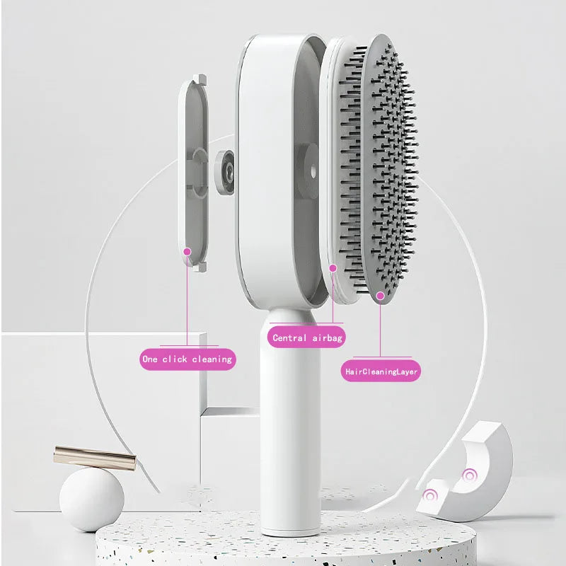 Self-Clean Hair Brush